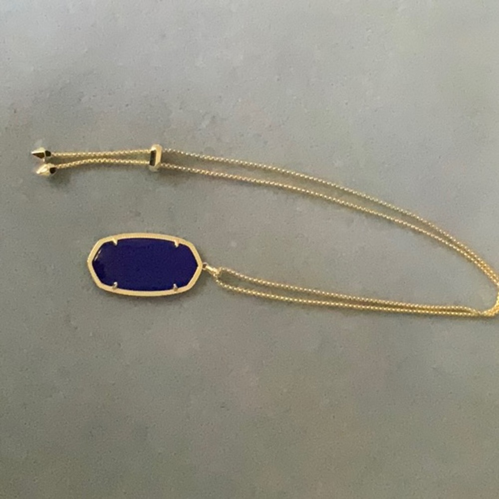 Kendra Scott Necklace in Cobalt Cats Eye